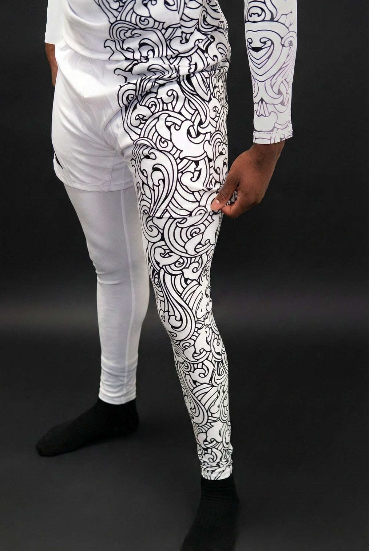 Legging de combat édition NUAGE BLANC☁️